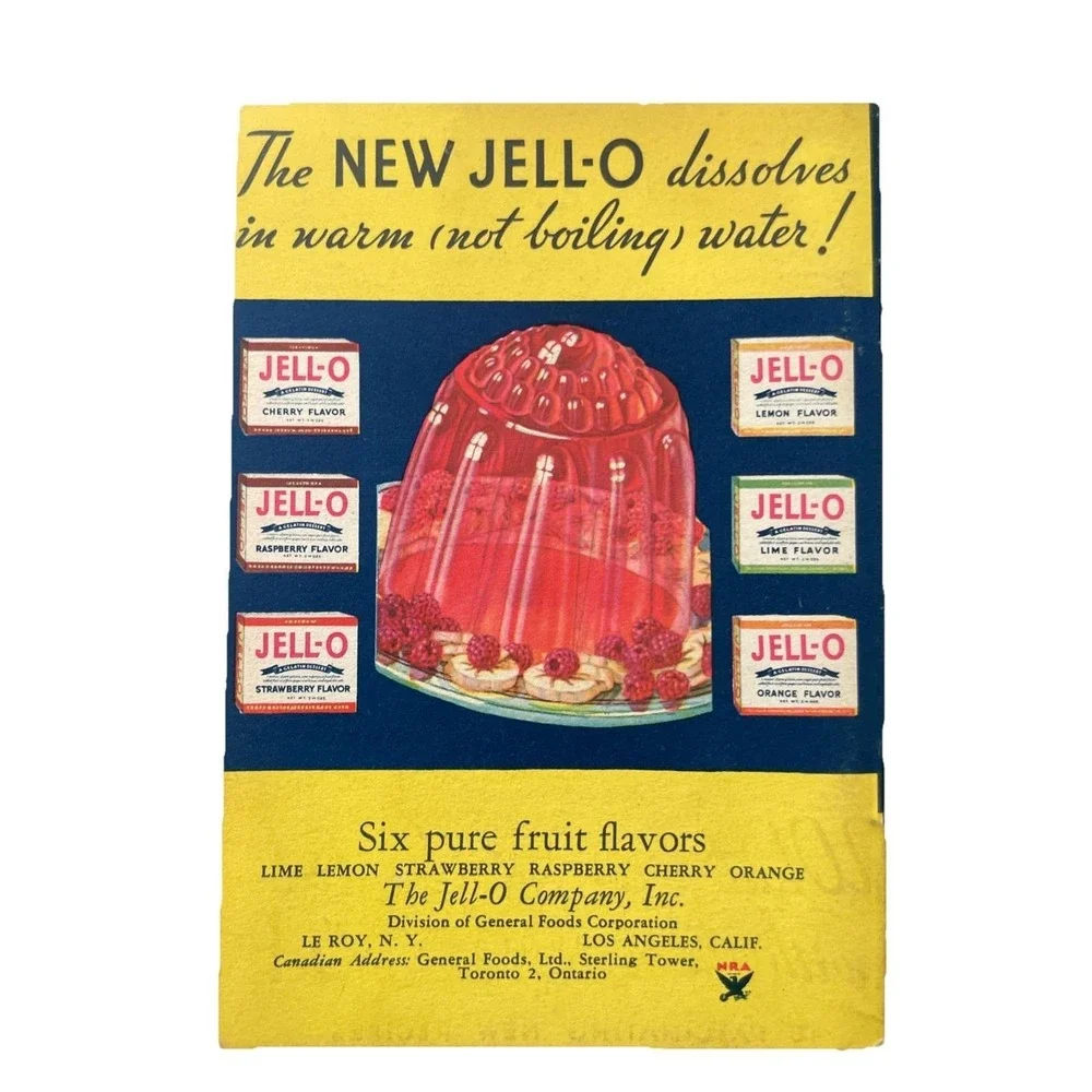 What Mrs Dewey Did With The New Jell-o 1950s‎ Recipe Pamphlet